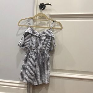 LF striped Romper